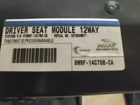8W9F-13C789-CA JAGUAR Vanden Plas Driver Seat Module XJ8 #2