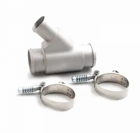 Mfd Mfd-287-r Raw Weldless Dual Radiator Coolant Y-pipe For 2013-2019 Dodge 6.7l Cummins