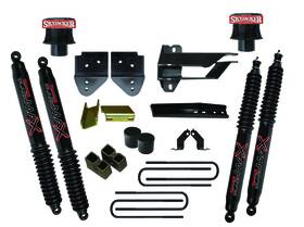 Skyjacker F1740spb 4 Inch Lift Kit Black Max Shocks For 2017-2018 Ford F250/350 4wd