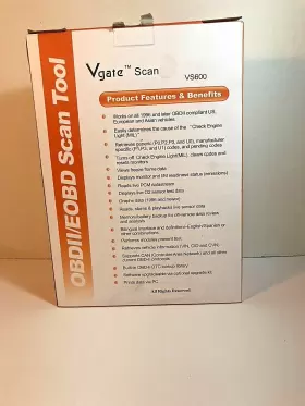 611536698472 VGATE Diagnostic Tool Advanced Obdii Eobd VS600 #2